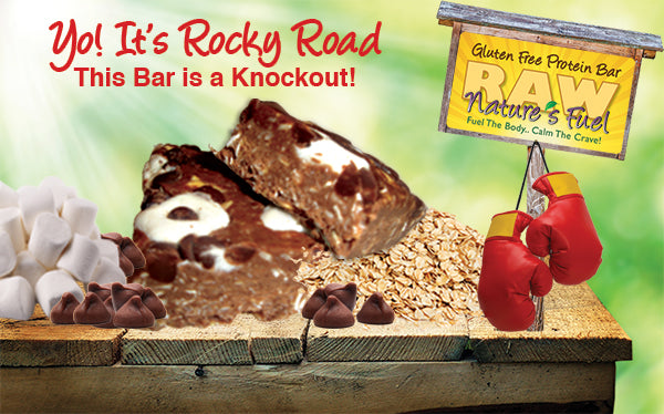 Yo! It's Rocky Road Chocolate Peanut Butter Protein Bar